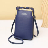 Clip Phone Pocket Shoulder Bag for Women Small Crossbody Bags