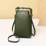 Clip Phone Pocket Shoulder Bag for Women Small Crossbody Bags