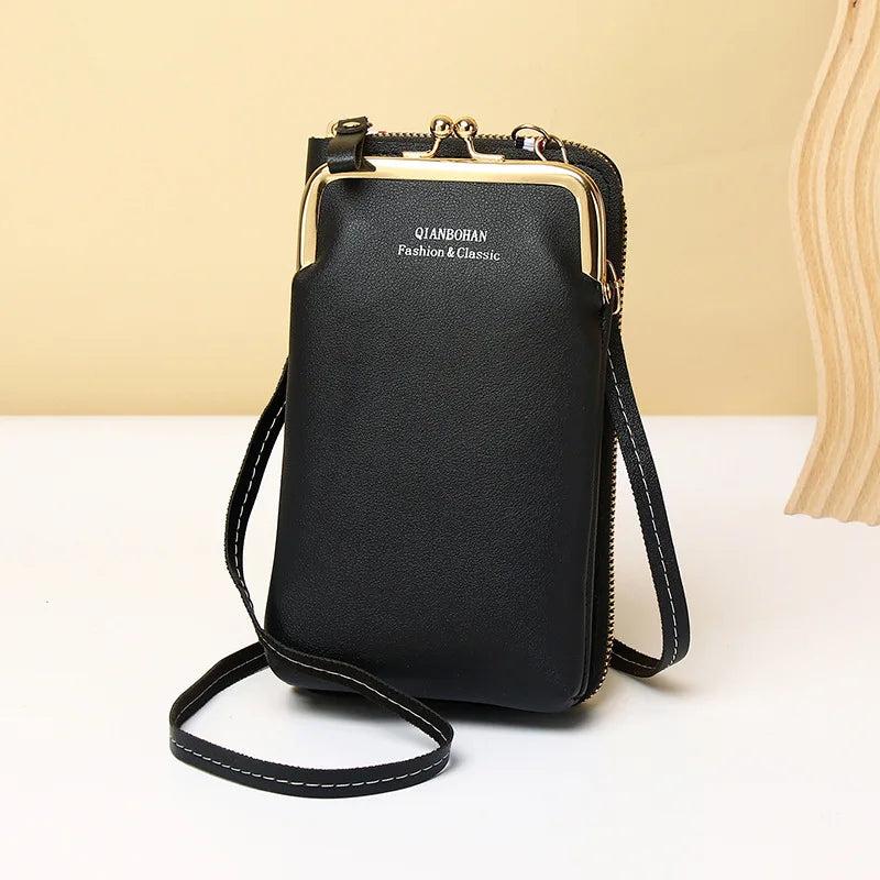 Clip Phone Pocket Shoulder Bag for Women Small Crossbody Bags