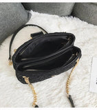 Lace Women's Handbag Diamond Pattern Chain Shoulder Bag for Women's Totes