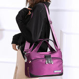 Oxford Cloth Large Capacity Shoulder Bag Ladies Casual Light Outdoor Travel Hand