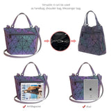 Geometric Luminous Tassel Shoulder Bag Set