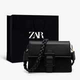 Solid Crossbody Shoulder Bag Large Capacity Tote Bag
