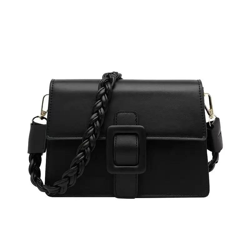 Solid Crossbody Shoulder Bag Large Capacity Tote Bag