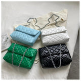 Lozenge Shoulder Bag Crossbody PU Leather Armpit Bag