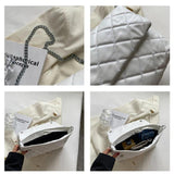Lozenge Shoulder Bag Crossbody PU Leather Armpit Bag
