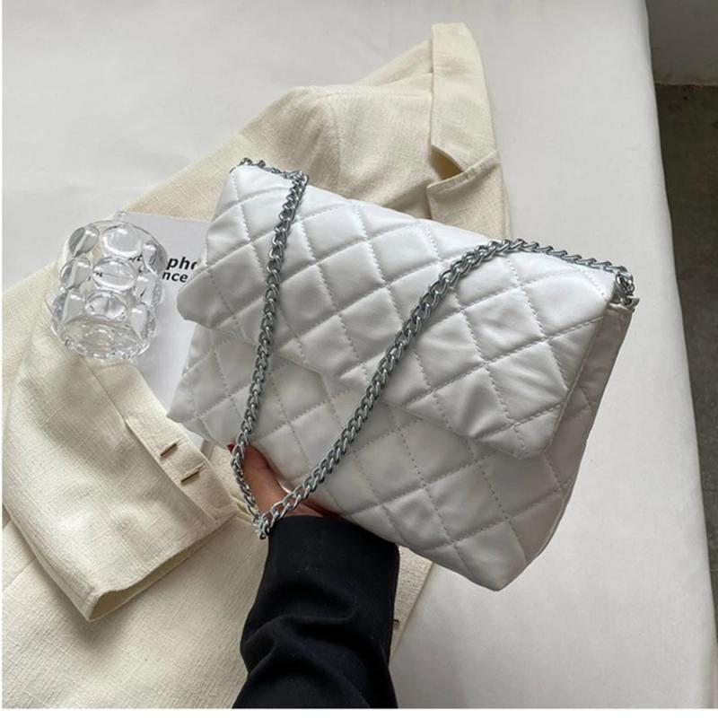 Lozenge Shoulder Bag Crossbody PU Leather Armpit Bag
