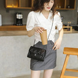 Leather Chain Crossbody Bag for Women Ladies Handbags