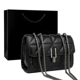Leather Chain Crossbody Bag for Women Ladies Handbags