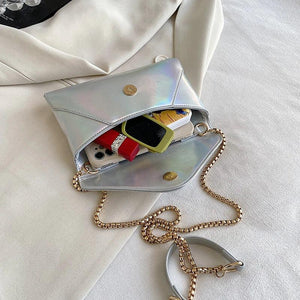 Soild Flap Chain Crossbody Bags For Women Shoulder Bag