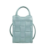 Mini Weave PU Leather Handbag Summer Shoulder Bag