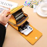 Women's Soft Leather Cell Phone Purse Handbag Crossbody Shoulder Bag