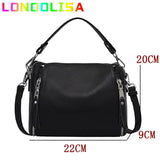 Women Messenger Bags Bucket Bag Leather Crossbody Handbag Bolsa