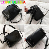 Women Messenger Bags Bucket Bag Leather Crossbody Handbag Bolsa