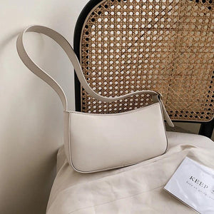 Small PU Leather Shoulder Bag Women Travel Tote