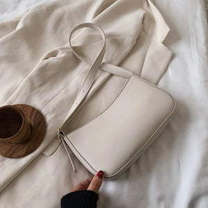 Small PU Leather Shoulder Bag Women Travel Tote