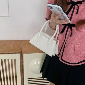 Pink Small Square Women Clutch Purse Handbags Ladies Messenger Bag