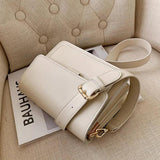 Solid PU Leather Crossbody Bags For Women Summer Handbags And Purses