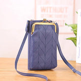 Women Bag Clip Phone Pocket Shoulder Bag Pu Leather Female Small Crossbody Bags