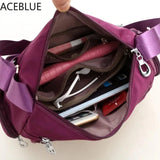 Women Casual Messenger Bag Waterproof Nylon Shoulder Large Capacity Handbags Tot