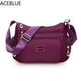 Women Casual Messenger Bag Waterproof Nylon Shoulder Large Capacity Handbags Tot