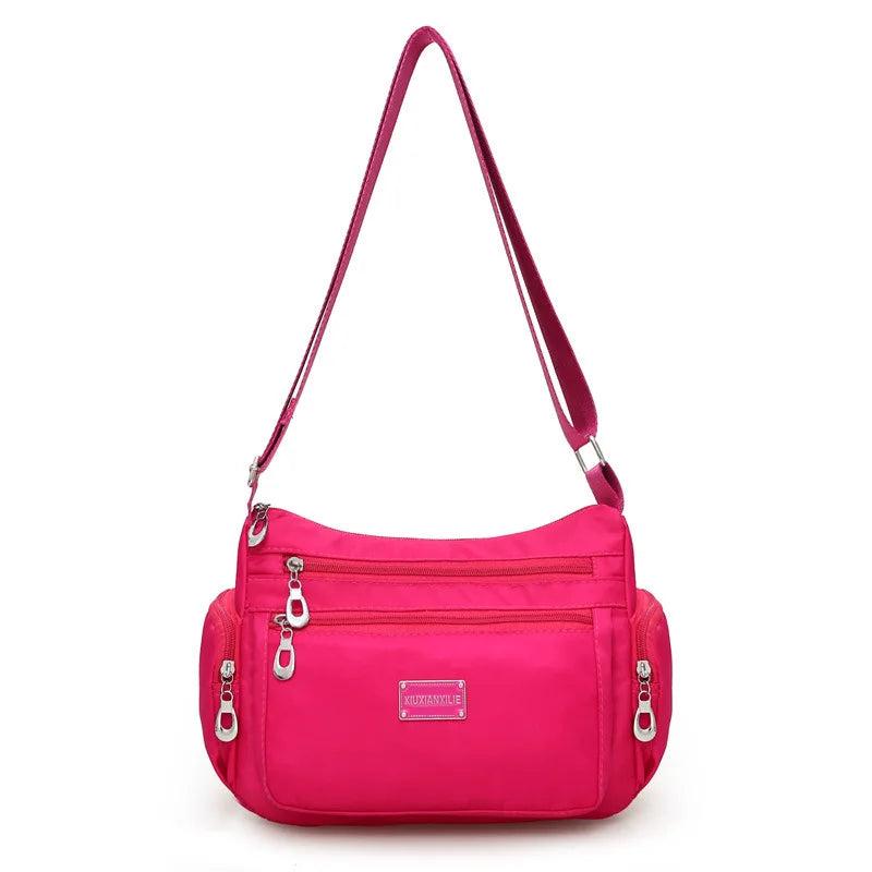 Women Casual Messenger Bag Waterproof Nylon Shoulder Large Capacity Handbags Tot