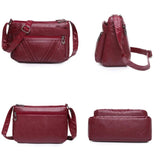 Women Soft PU Leather Crossbody Bag Handbag Purse Shoulder Messenger Bag