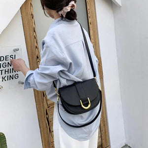 Vintage Crossbody Bag Soft PU Leather Shoulder Handbag Purse