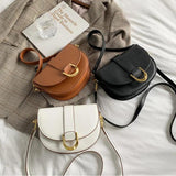 Vintage Crossbody Bag Soft PU Leather Shoulder Handbag Purse