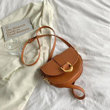 Vintage Crossbody Bag Soft PU Leather Shoulder Handbag Purse