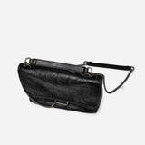 Leather Messenger Bag Women Handbag Retro Chain Clutch Bag