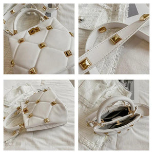 Rivets Purses and Handbags PU Female Crossbody Bag Tote Bags