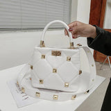 Rivets Purses and Handbags PU Female Crossbody Bag Tote Bags