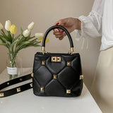 Rivets Purses and Handbags PU Female Crossbody Bag Tote Bags