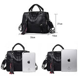 Leather Tassel Women's Shoulder Bag High Ladies Handbag
