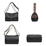 Stone Pattern Leather Handbag Small Shoulder Crossbody