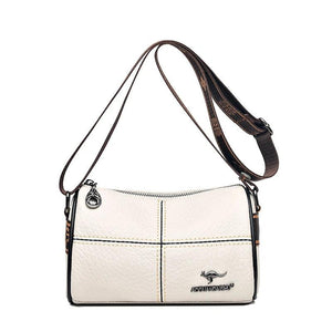 Stone Pattern Leather Handbag Small Shoulder Crossbody
