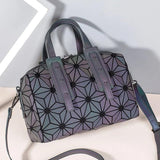 Women's Luminous Geometric Diamond Handbag
