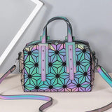Women's Luminous Geometric Diamond Handbag