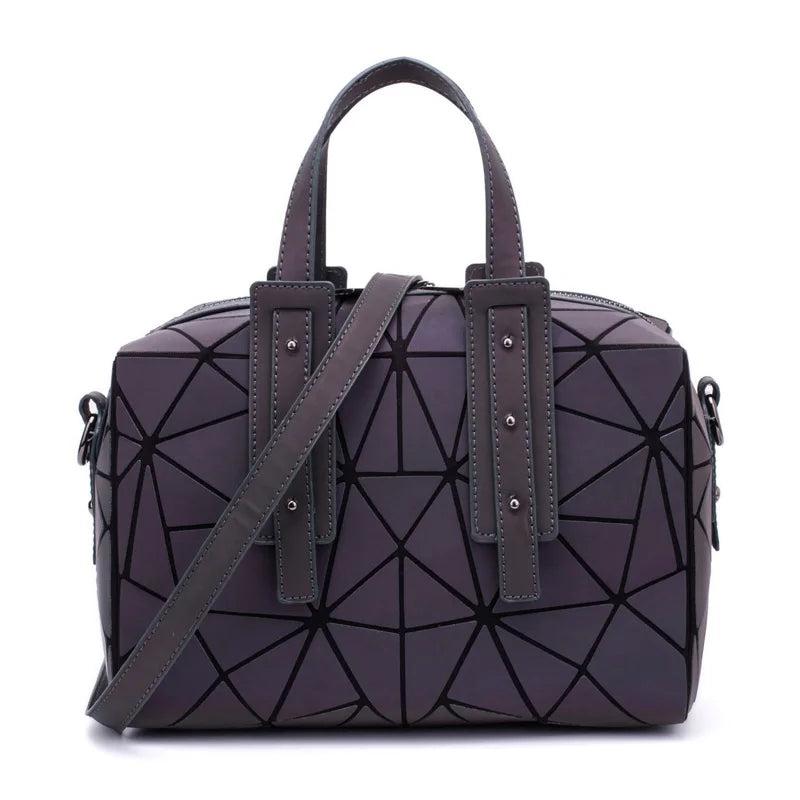 Women's Luminous Geometric Diamond Handbag