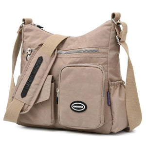Waterproof Nylon Female Crossbody Bag Women Shoulder Messenger Purse