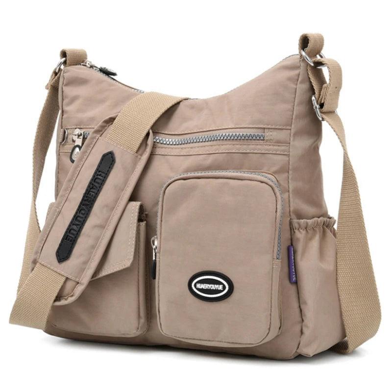 Waterproof Nylon Female Crossbody Bag Women Shoulder Messenger Purse