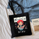 Spirited Away Totoro Shopping Bag Harajuku Tote Women