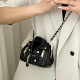 Rivet Shoulder Bag Lady Handbag Purse Women's Bag