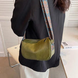 LEFTSIDE Small Leather Crossbody Bags for Women Winter