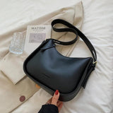 2021Autumn Retro Underarm Bag Wide Shoulder Strap Lady Messenger Bag