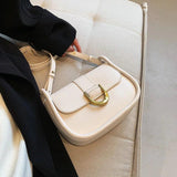 LEFTSIDE Small Crossbody Bag Brown
