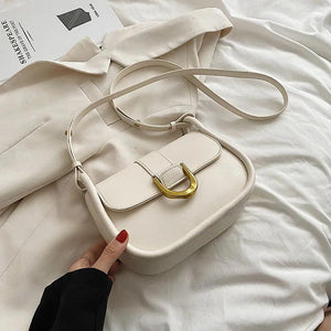 LEFTSIDE Small Crossbody Bag Brown