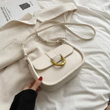 LEFTSIDE Small Crossbody Bag Brown