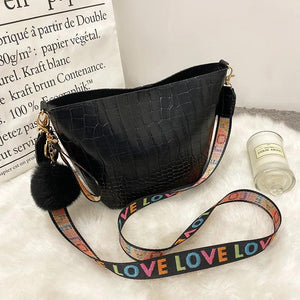 Lychee Pattern Crossbody Bag Shoulder Bag Ladies Handbag